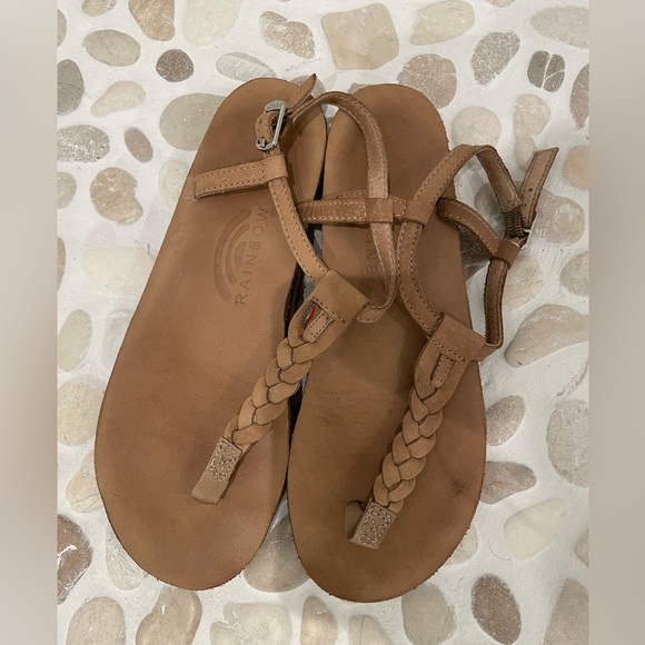 Rainbow Sandals T-Street
Single Layer Leather
Sandal in Sierra Brown size Medium - Picture 4 of 9